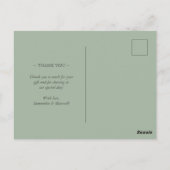 Dank u kaart Waterverf Wildbloemen (Achterkant)