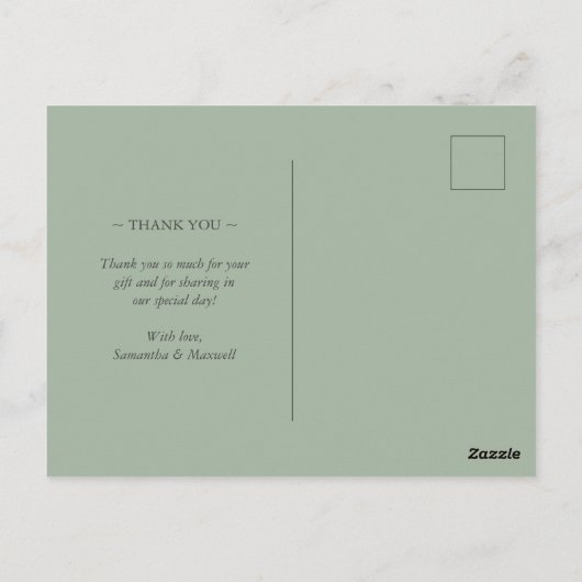 Dank u kaart Waterverf Wildbloemen (Achterkant)