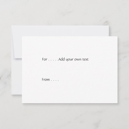 Dank u kaartdozen van geschenken bedankkaart (Achterkant)