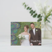 Dank u Kaarten met uw foto (Staand voorkant)