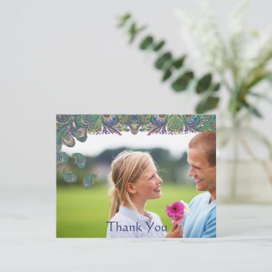 Dank u Kaarten met uw foto (Staand voorkant)