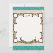 Dank u Kaarten - Peacock & Etchings Notitiekaartje (Voorkant)