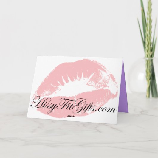 Dank u Kaarten: Subtiel Monogram (Paars) Bedankkaart (Achterkant)