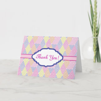 Dank u kantoorbehoeftenkaart bedankkaart