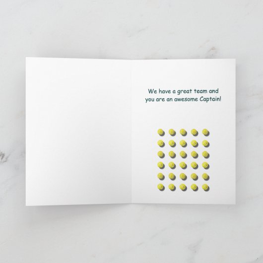 Dank u, kapitein bedankkaart (Binnen)