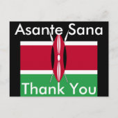 Dank u Keniaans Briefkaart (Voorkant)