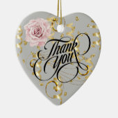 Dank u keramisch Ornament (Rechts)