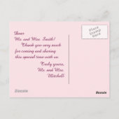 Dank u kersen aanpasbaar briefkaart (Achterkant)