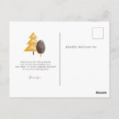 Dank U Kerst Foto Ansichtkaart Briefkaart (Achterkant)