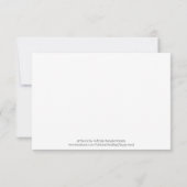 Dank u - Kerstthema Bedankkaart (Achterkant)