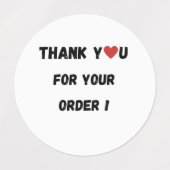 Dank u Klanten Labels (Design 1)