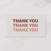 Dank u Kleine Bedrijf Moderne Blush Pastels Kortingskaartje (Voorkant)