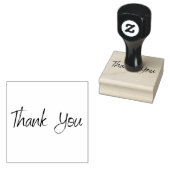 dank u kleine bedrijfs trendy rubberstempel (Gestempeld)