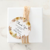 Dank u kleine pompoen herfst Baby shower Bedankjes Labels (In situ)