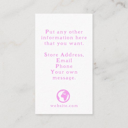 Dank u kleurrijke waterverf macarons informatiekaartje (Achterkant)