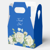 Dank U, Kobaltblauw & Wit Bedankdoosjes (Geopend)