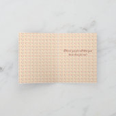 Dank u koeken notecard bedankkaart (Binnen)