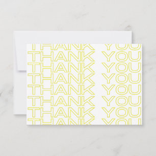 Dank u Krantenblad Afdrukmedia Invoegen Bedankkaart