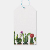 Dank u Label Cactus Bruiloft Fiesta Mexican Cadeaulabel (Achterkant)