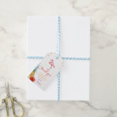 Dank u Label Favor Flamingo Aloha Tiki Ananas Cadeaulabel (Met Touw)