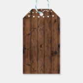 Dank u Label Favor Labels Wood Chalk Wedding Cadeaulabel (Achterkant)