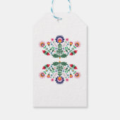 Dank u Label Floral Fiesta Mexico Vrijgezellenfees Cadeaulabel (Achterkant)