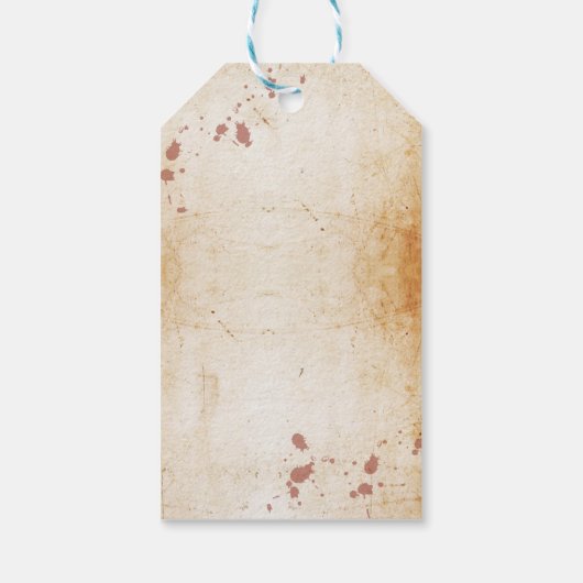 Dank u Label Gotisch Lijst Favor Labels Bruiloft Cadeaulabel (Achterkant)