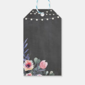 Dank u Label Rustieke gunst Labels Krijt Bruiloft Cadeaulabel (Achterkant)