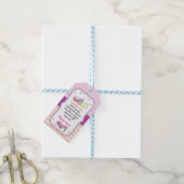 Dank u Label Slumber Party Verjaardags Slaap Over Cadeaulabel (Met Touw)