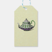 Dank u Label Wonderland Theepot Vrijgezellenfeest Cadeaulabel (Achterkant)