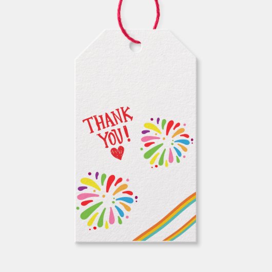 Dank u labels cadeaulabel (Voorkant)