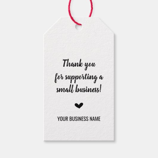 Dank u labels cadeaulabel (Voorkant)