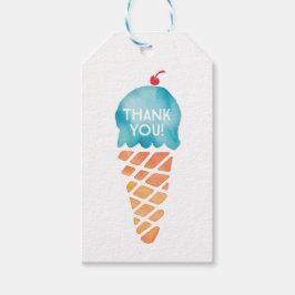 Dank u labels | Favoriete labels | Blauw ijs Cadeaulabel