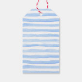 Dank u labels | Favoriete labels blauw strepen Cadeaulabel (Achterkant)