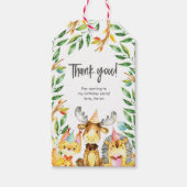 Dank u labels | Favoriete labels | Bosdieren Cadeaulabel (Voorkant)