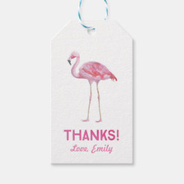 Dank u labels | Favoriete labels | flamingo Cadeaulabel