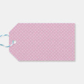 Dank u labels | Favoriete labels | Roze paarse blo Cadeaulabel (Achterkant Horizontaal)