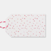 Dank u labels | Favoriete labels | Waterverf flora Cadeaulabel (Achterkant Horizontaal)