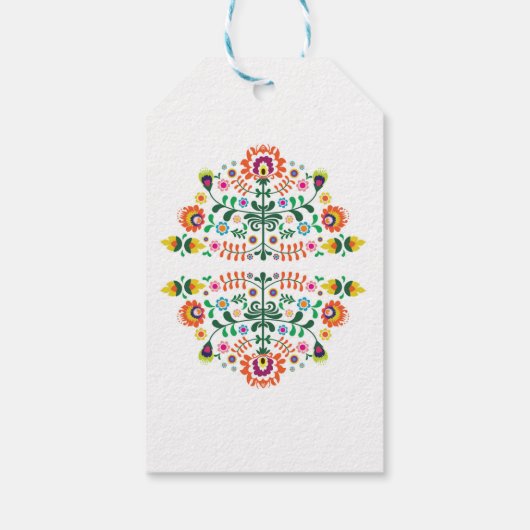 Dank u Labels Fiesta Mexicaans Print Limoen Bruilo Cadeaulabel (Achterkant)