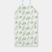 Dank u Labels Gouden bladeren Foliage bruiloft Cadeaulabel (Achterkant)