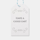 Dank u labels — Ik waardeer het Cadeaulabel (Achterkant)