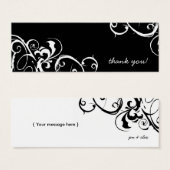 Dank u Labels Mini Visitekaartjes (Voorkant /achterkant)