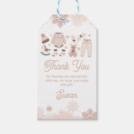 Dank u Labels Neutraal Baby Het is koud douchen Cadeaulabel