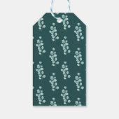 Dank u Labels Trouwen Eucalyptus Green Mint Leaf Cadeaulabel (Achterkant)