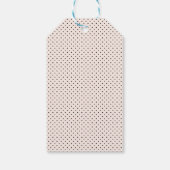 Dank u Labels Wedding Records Muziek Florals Cadeaulabel (Achterkant)