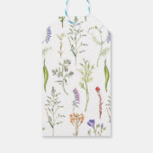 Dank u Labels Wedding Wildflower Bloemen Cadeaulabel (Achterkant)