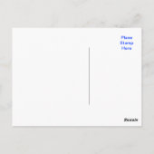 Dank u Labrador Retriever Puppy Post Kaart (Achterkant)