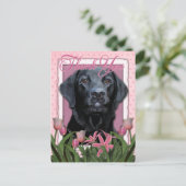 Dank u - Labrador - Zwart - Gauge Briefkaart (Staand voorkant)