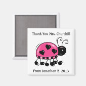 Dank u Ladybug Magnet - SRF (Voorkant / Achterkant)