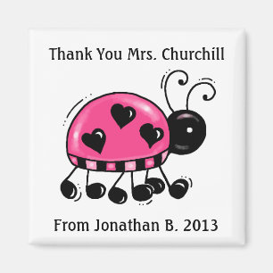 Dank u Ladybug Magnet - SRF